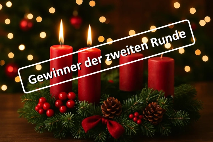 Gewinnerbekanntgabe zweite Runde Advents-Gewinnspiels